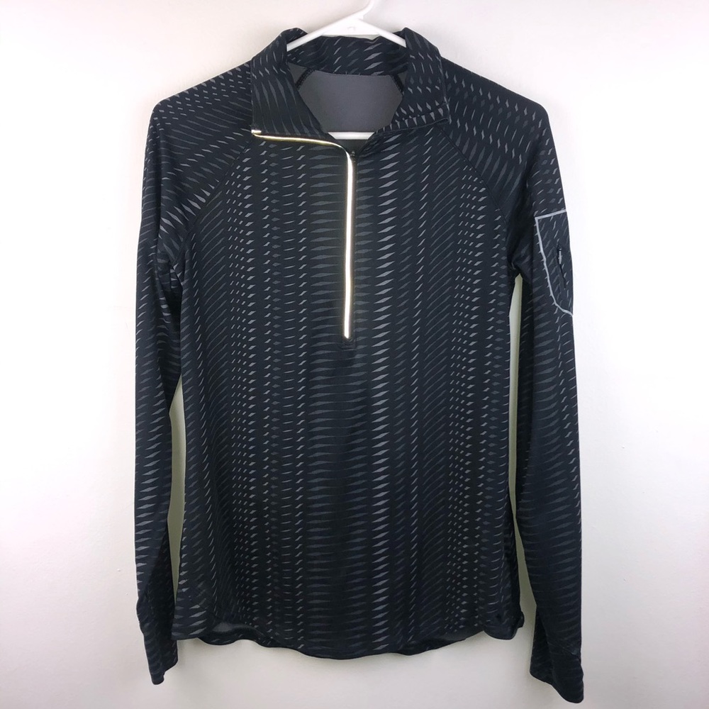 Under Armour black and grey running shirt medium